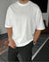 White "12:12" Printed Oversize T-Shirt - Broek