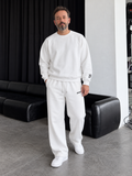 Boxy Sweatsuit – White