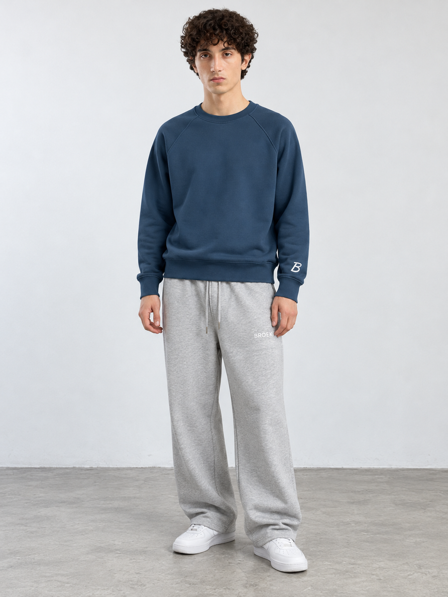 Petrol + Grey Melange