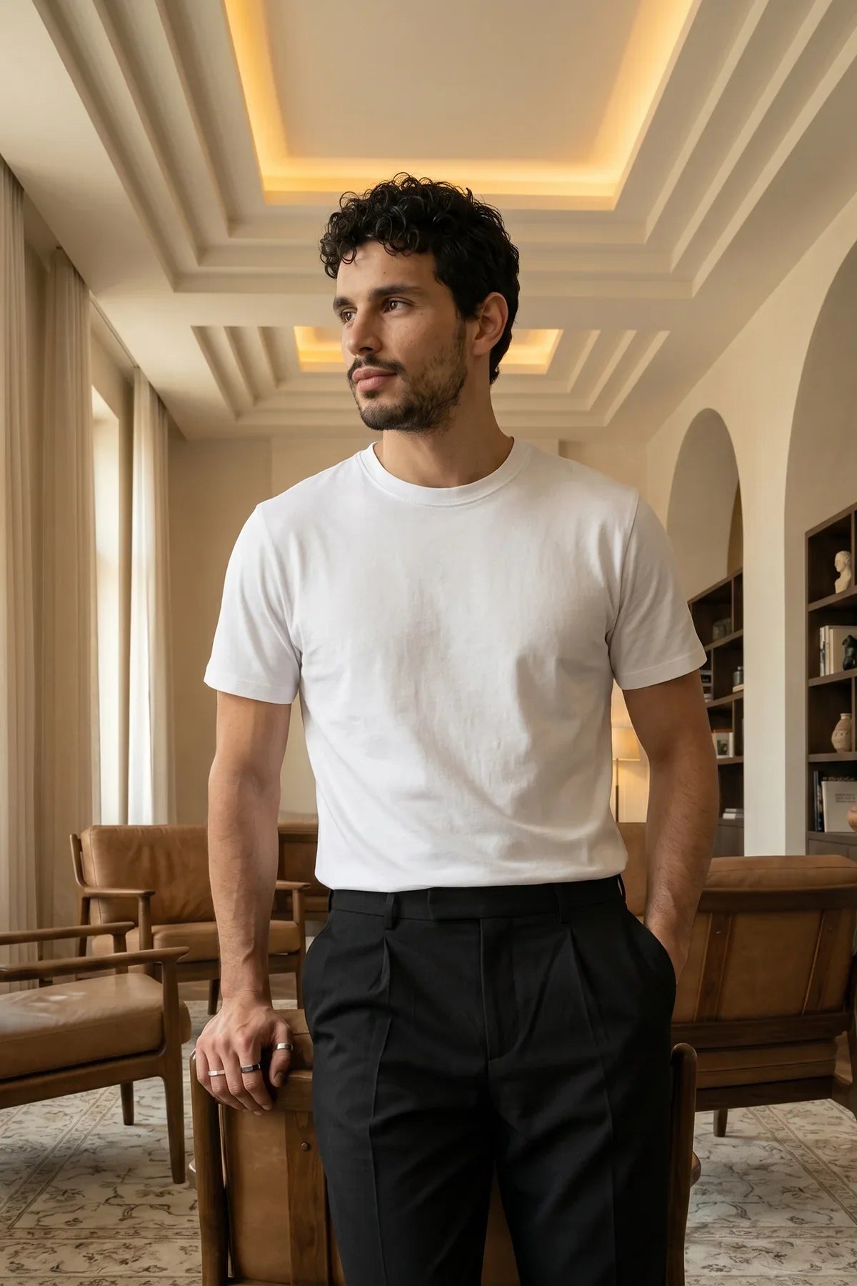 White Regular Fit T-Shirt