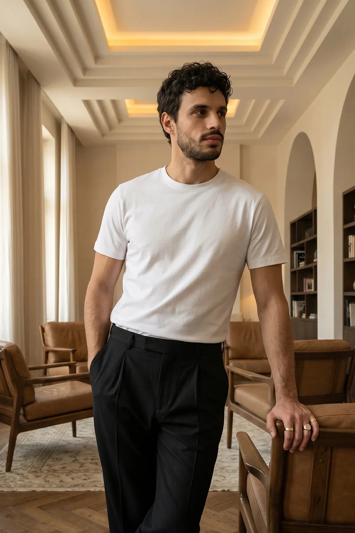 White Regular Fit T-Shirt