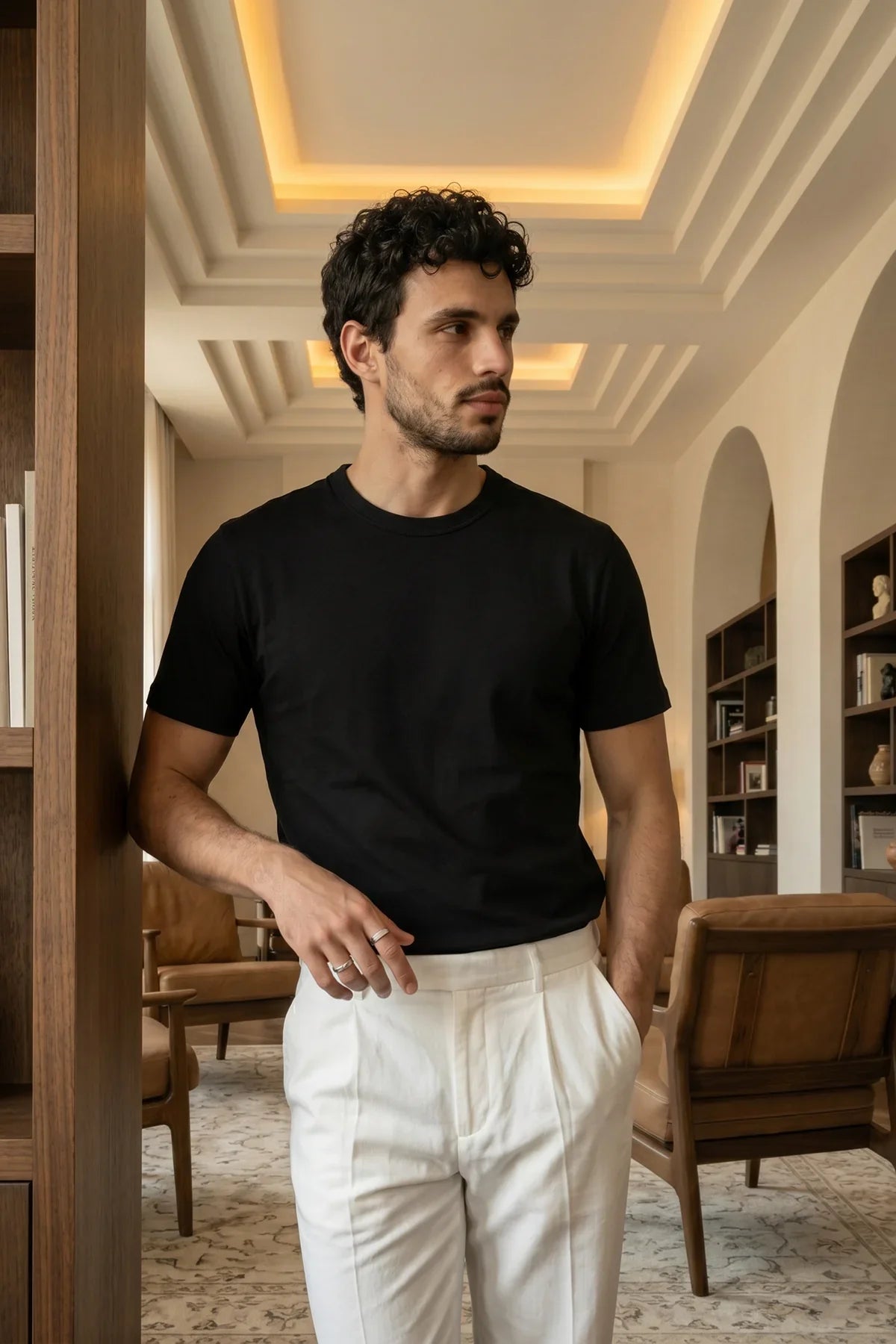 Black Regular Fit T-Shirt