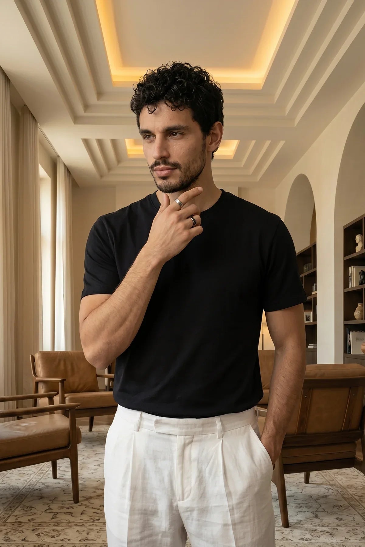 Black Regular Fit T-Shirt