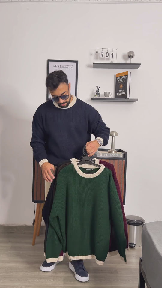 The Contrast Knit
