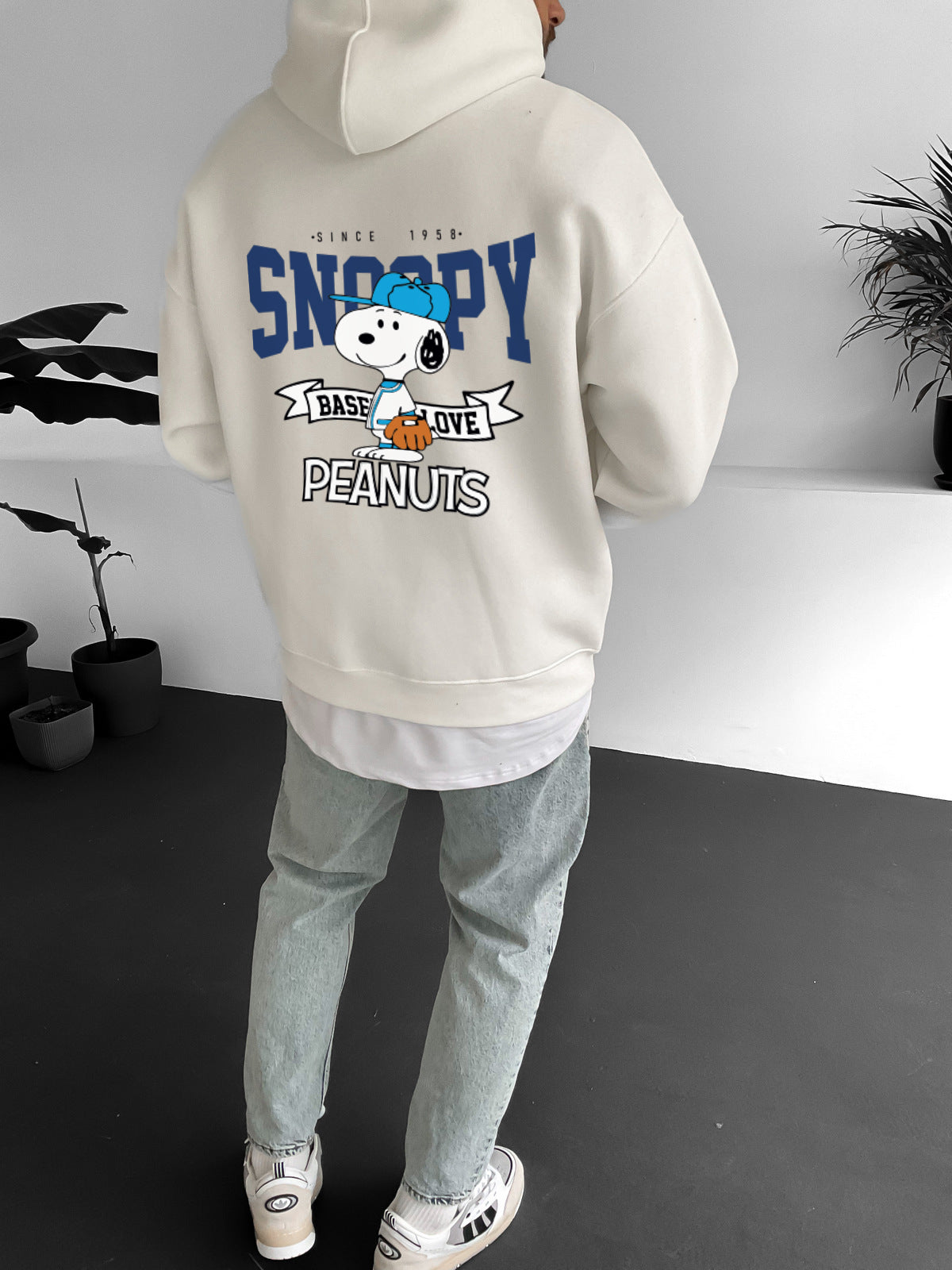 Off-White "snoopy" Printed Oversize Hoodie